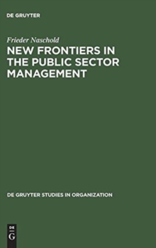 Image for New Frontiers in the Public Sector Management