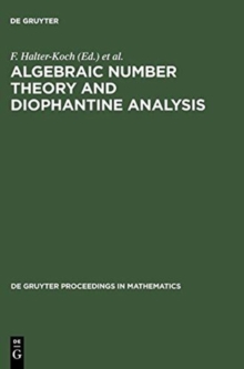 Image for Algebraic Number Theory and Diophantine Analysis