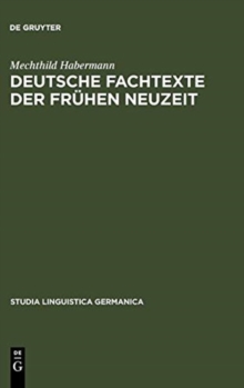 Image for Deutsche Fachtexte der fruhen Neuzeit