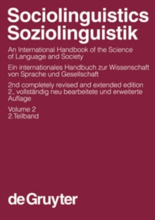 Image for Sociolinguistics / Soziolinguistik. Volume 2