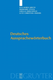 Image for Deutsches Aussprachewoerterbuch