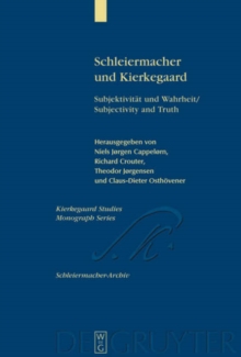 Image for Schleiermacher und Kierkegaard