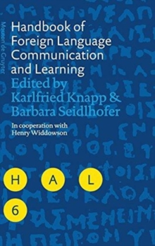 Image for Handbook of foreign language communication and learning