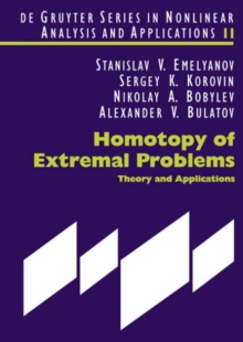 Image for Homotopy of Extremal Problems