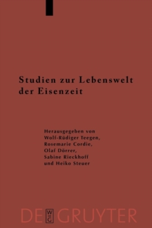 Image for Studien zur Lebenswelt der Eisenzeit