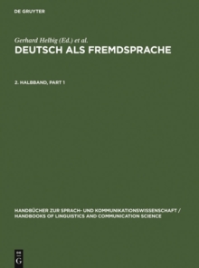 Image for Deutsch als Fremdsprache. 2. Halbband.