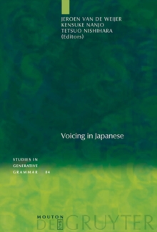 Image for Voicing in Japanese