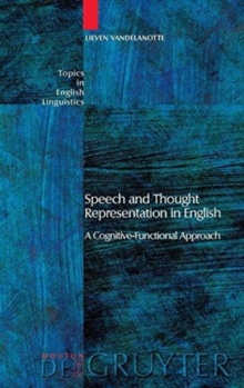 Image for Speech and Thought Representation in English