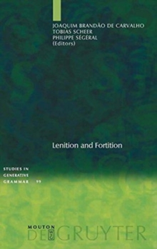 Image for Lenition and Fortition