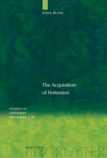 Image for The Acquisition of Finiteness