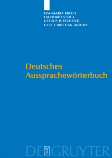 Image for Deutsches Ausspracheworterbuch