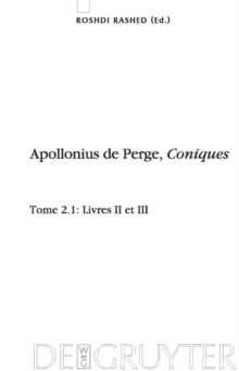 Image for Livres II et III. Commentaire historique et mathematique, edition et traduction du texte arabe