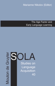 Image for The Age Factor and Early Language Learning