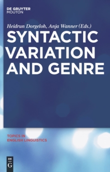 Image for Syntactic variation and genre