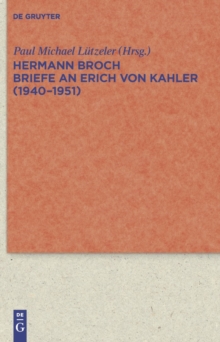 Image for Briefe an Erich von Kahler (1940-1951)