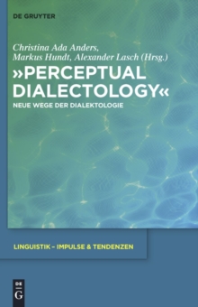 Image for "Perceptual Dialectology": Neue Wege der Dialektologie