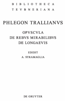 Image for Opuscula de rebus mirabilibus et de longaevis