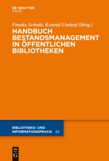 Image for Handbuch Bestandsmanagement in Offentlichen Bibliotheken