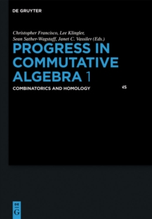 Image for Progress in Commutative Algebra 1: Combinatorics and Homology
