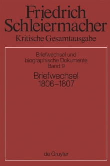 Image for Briefwechsel 1806-1807: (Briefe 2173-2597)
