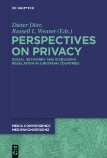 Image for Perspectives on privacy: social networks and increasing regulation in European countries