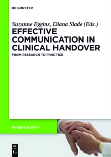 Image for Effective communication in clinical handover: from research to practice