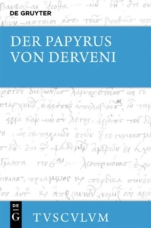 Image for Der Papyrus von Derveni