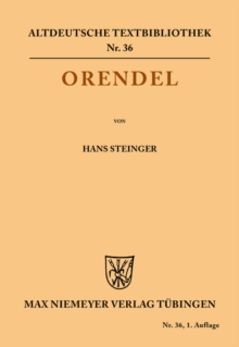 Image for Orendel