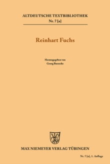 Image for Heinrichs des Glichezares Reinhart Fuchs