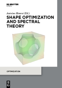 Image for Shape Optimization and Spectral Theory