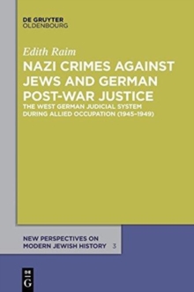Image for Nazi Crimes against Jews and German Post-War Justice
