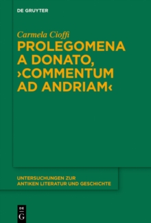 Image for Prolegomena a Donato, "Commentum ad Andriam"