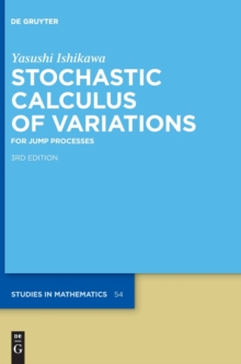Image for Stochastic calculus of variations  : for jump processes