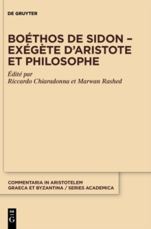 Image for Boethos de Sidon – Exegete d’Aristote et philosophe