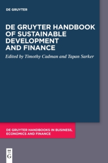 De Gruyter Handbook of Sustainable Development and Finance