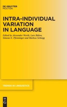 Image for Intra-individual Variation in Language