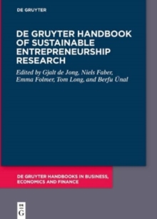 De Gruyter Handbook of Sustainable Entrepreneurship Research