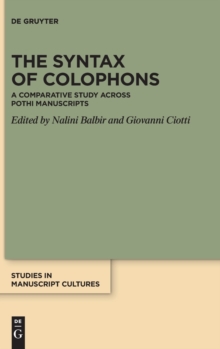Image for The Syntax of Colophons