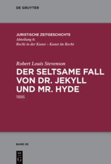Image for Der seltsame Fall von Dr. Jekyll und Mr. Hyde: 1886