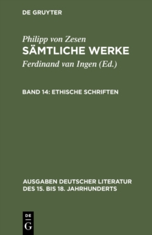 Image for Ethische Schriften