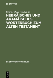 Image for Hebraisches und aramaisches Worterbuch zum Alten Testament