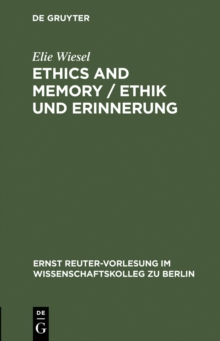 Image for Ethics and Memory / Ethik und Erinnerung
