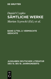 Image for Vermischte Gedichte: Deutsche Gedichte