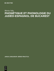 Image for Phonetique et phonologie du judeo-espagnol de Bucarest