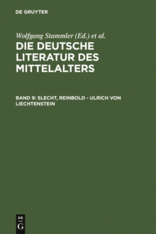 Image for Slecht, Reinbold - Ulrich von Liechtenstein