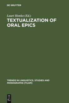 Image for Textualization of Oral Epics