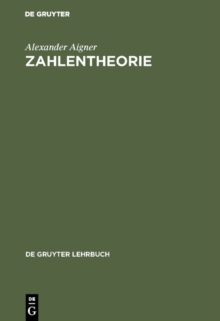 Image for Zahlentheorie