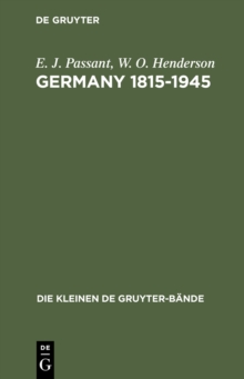 Image for Germany 1815-1945: Deutsche Geschichte in britischer Sicht
