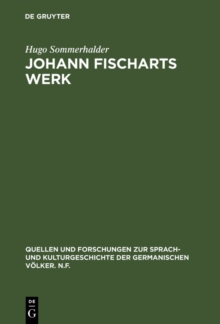Image for Johann Fischarts Werk: Eine Einfuhrung