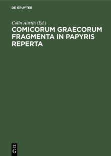 Image for Comicorum Graecorum Fragmenta in papyris reperta
